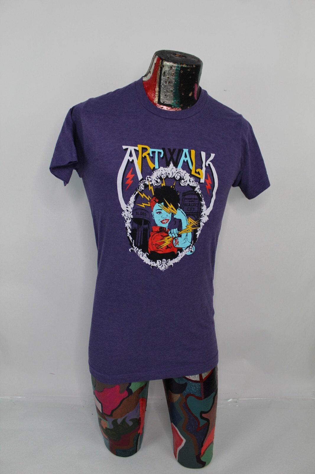 MAGIC CITY BIRMINGHAM ALABAMA ART WALK TSHIRT WOMENS SMALL PURPLE eBay