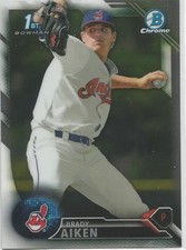 Brady Aiken Cleveland Indians 2016 Bowman Chrome Prospect