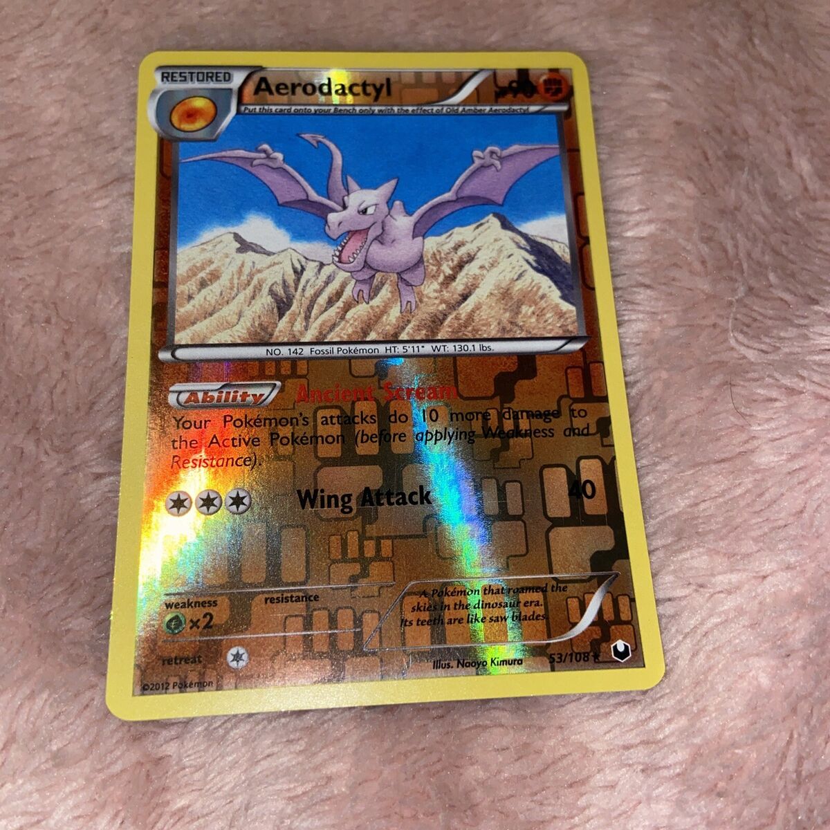 Aerodactyl DEX 53  Pokemon TCG POK Cards