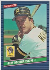 1986 Leaf Donruss - JIM MORRISON - #386 - Pittsburgh Pirates BOX FRESH