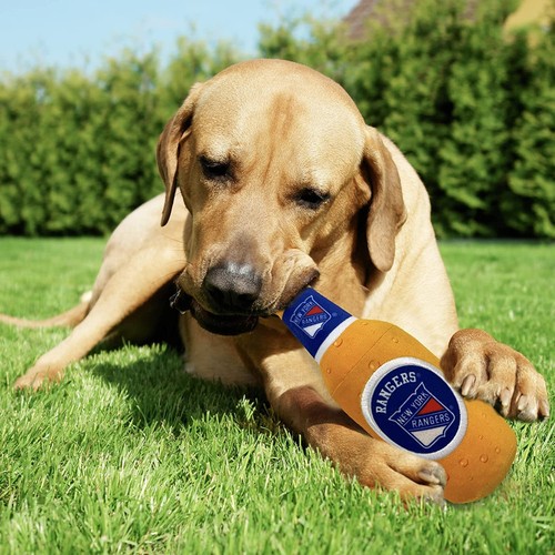 Pets First NHL Beer Bottle Plush Toy For Dogs & Cats Plush Dog Toy with Squeaker - Picture 34 of 45