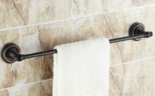 Oil Rubbed Bronze Single Towel Bar Holder Rack Bath Accessory Wall Mount aba212
