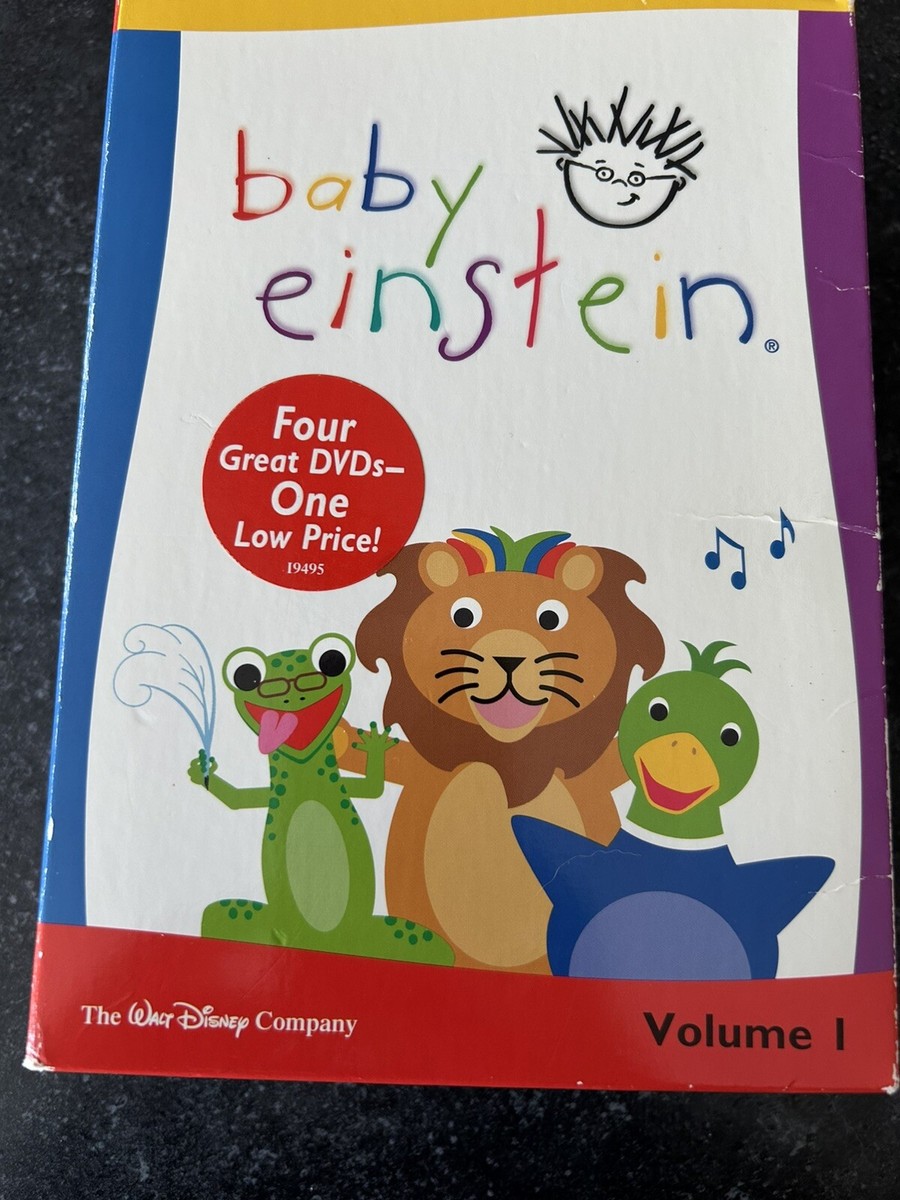 Walt Disney Baby Einstein Volume 1 Box Set of 4 DVDs, Family Plus
