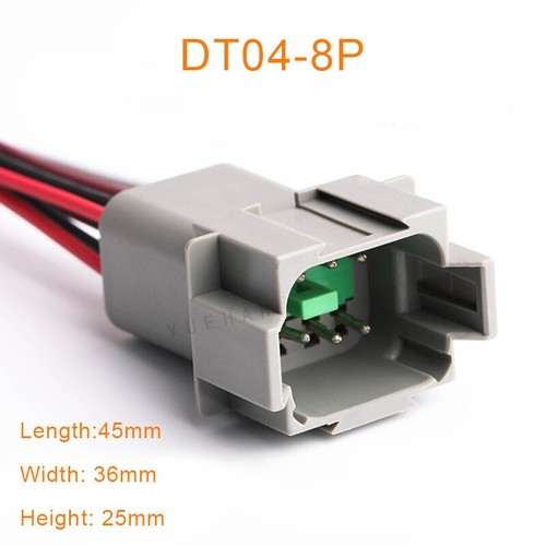Deutsch DT 2,3,4,6,8,12 polig Steckverbinder Wasserdicht Auto Steckver mit Kabel - Bild 18 von 22