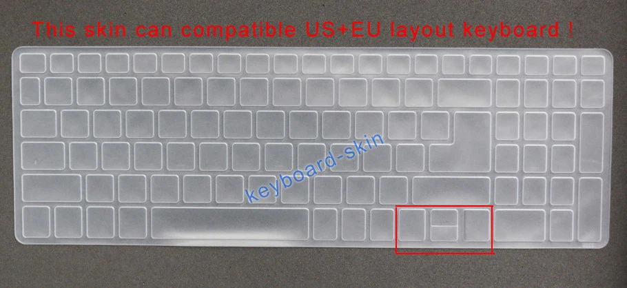 Keyboard Protector Skin Cover for Acer T5000 T5000-59E4 P278-M P459-MG P459-G2-M - Image 2 of 4