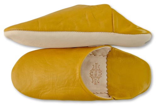 MOROCCAN LEATHER BABOUCHE SLIPPERS SHEEPSKIN SLIDES MULES WOMENS **HANDMADE** - Picture 65 of 205