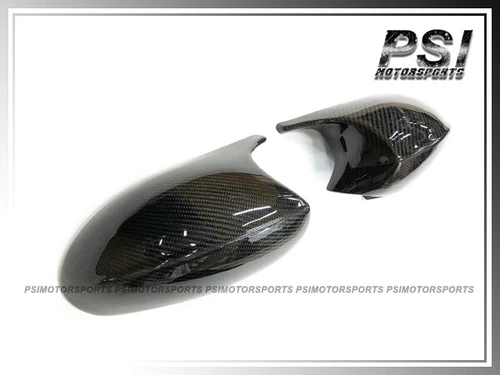 M3 Style Carbon Fiber Mirror Cover 2005-2008 BMW E90 320i 323i 328i 335i 4Dr