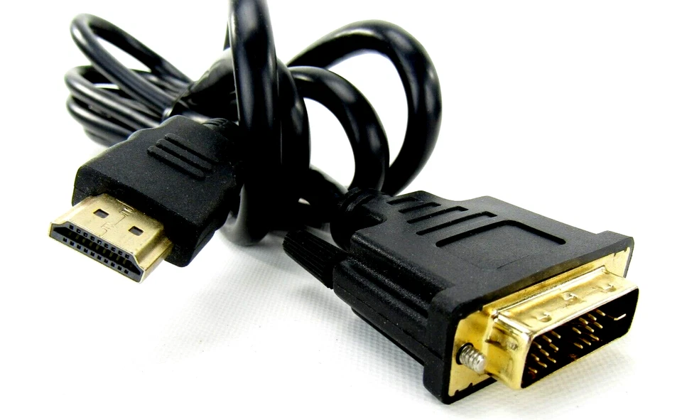 DVI-D to HDMI 6.5 ft Gold Plated Cable - Image 2 of 2