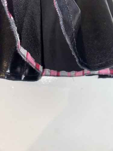 New with Tags Girls Schnarbles Black Pleather Skirt (Size 4) - Picture 2 of 5