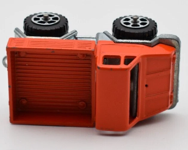 Politoys / Polistil Mercedes Benz Unimog U32 naranja rojo. Hecho en Italia. J26 Foto 3 de 4