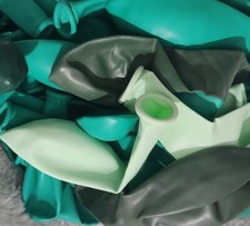 54pcs Green latex Balloons Mix Sizes