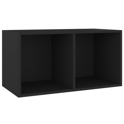 Vinyl Record Storage Organizer Holder Engineered Wood Transport Box Album Crate - Picture 9 of 9