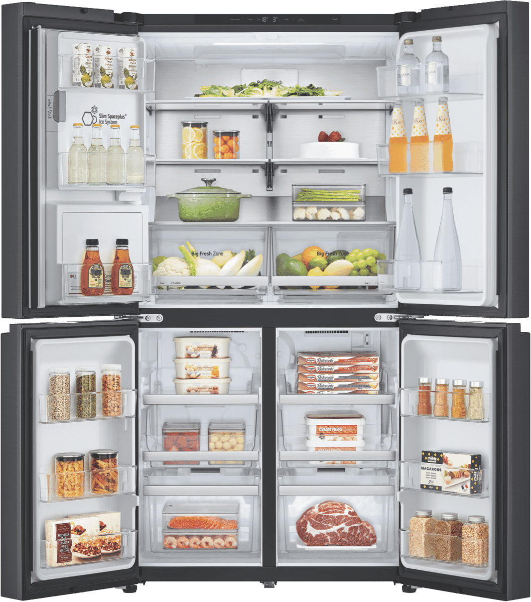 LG 637L French Door Refrigerator with Ice & Water Dispenser GFL700MBL