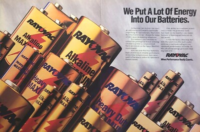 Rayovac Batteries Used In Radios Operaton Desert Storm Vintage Print Ad 1991