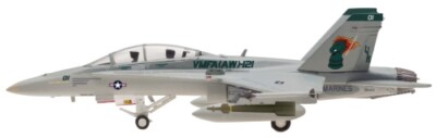 Hogan McDonnell Douglas F/A-18D Hornet U.S. Navy USN ''Green Knights'' 1:200 Model