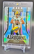 JORDAN LOVE RAINBOW HOLO FOIL INSERT CARD WITH CASE NFL GREEN BAY PACKERS