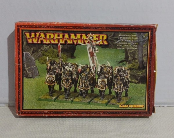 CAJA VACIA WARHAMMER FANTASY BATTLES WHF CABALLEROS DEL CAOS/KNIGHTS OF CAOS