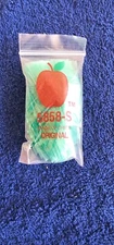 Green 100 APPLE BRAND BAGGIES 5858-S 2mil ZIPLOCK 100 5/8"x5/8" Small S bags