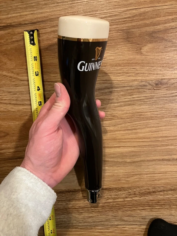 Guinness Beer Tap Handle Knob Keg Bar Topper Brewing Top Kegerator Ceramic - Image 3 of 4