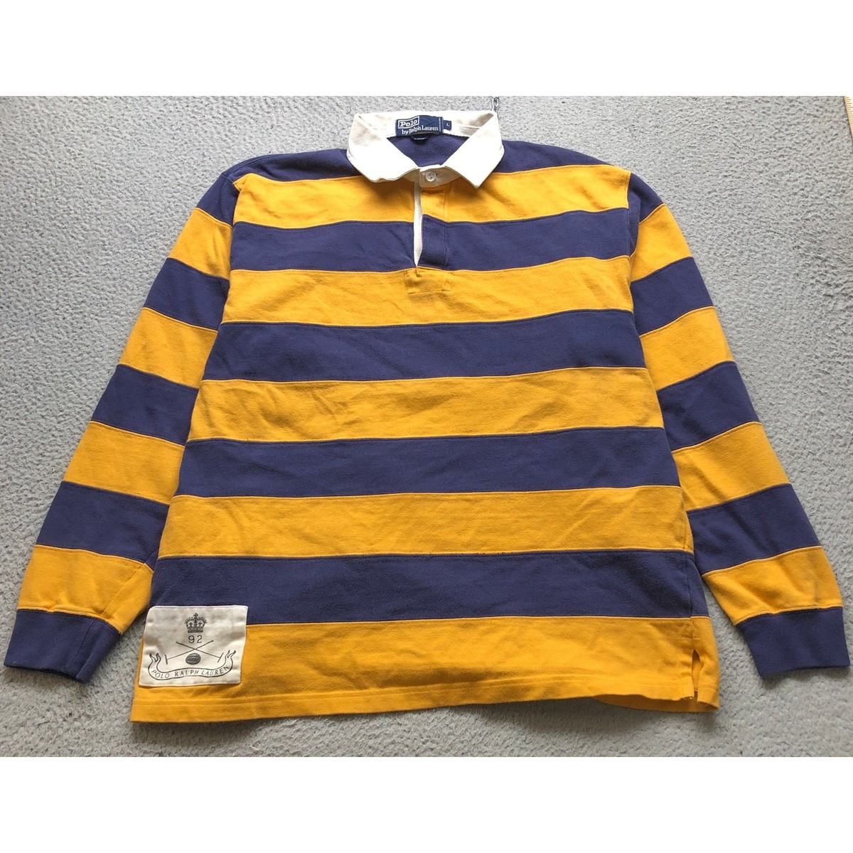 Polo by Ralph Lauren ラガーシャツ polo rugby Polo Ralph Lauren Color Blocked Rugby Polo Classic Fit Shirt