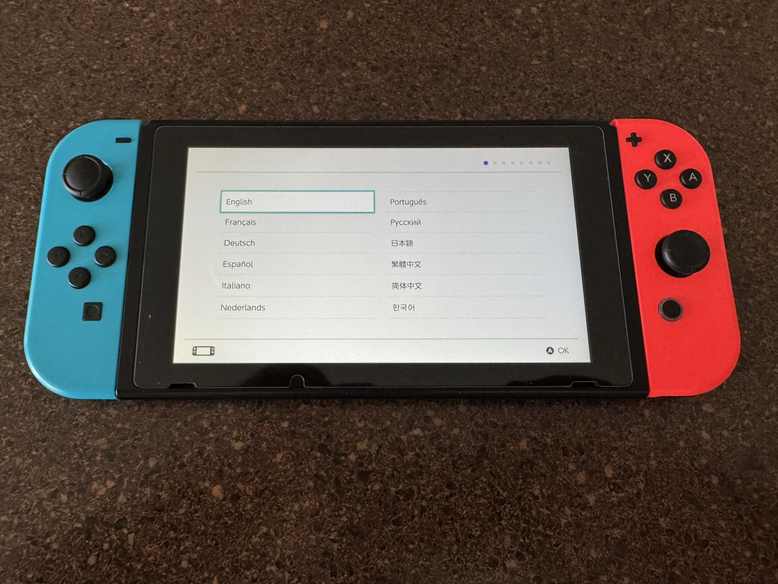 Nintendo Switch 32GB Handheld Console - Neon Red/Neon Blue-image