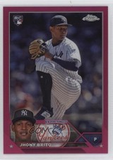 2023 Topps Chrome Update Magenta Refractor 307/399 Jhony Brito #USC81 ut4