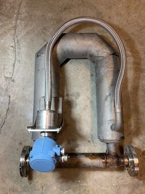 Emerson Micro Motion CMF200 Coriolis Flow Meter 1.5'' 300# C22 Alloy w/ Core Proc