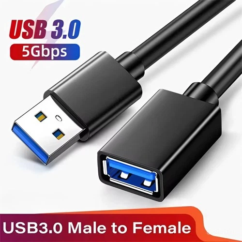 USB 3.0 Extension Cable High Speed Extender Cord Adapter Type A Male to Female