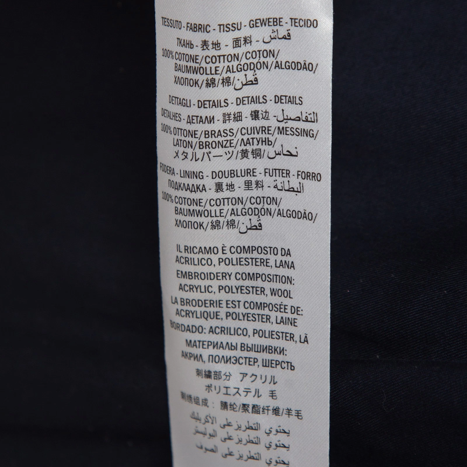 Gucci Blue Bird Applique Denim Giacca Borchie M