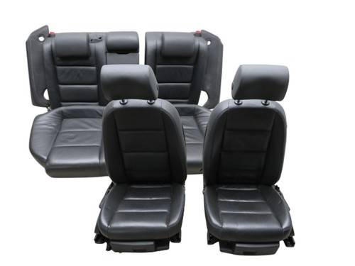 Sitze Innenausstattung Leder Milano schwarz Sitzheizung Audi A6 4F C6 Avant