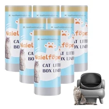 Naielfopet 30 Count Cat Litter Bags, Compatible with Neakasa M1 Open-Top Self...
