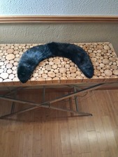 VINTAGE BLACK MINK COLLAR- SMALL
