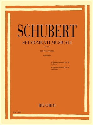Franz Schubert | 6 Momenti Musicali Op.94 D.780 | Partitur | Ricordi
