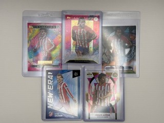 Topps Inception / Crystal / Flagship / DECO 5 Numbered / Insert Atletico Madrid LOT