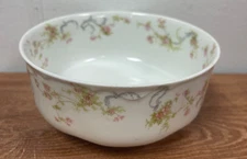 Haviland & Co Limoges France The Princess Pink Flowers Small Bowl 5.5” Round