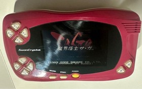 Bandai WonderSwan Wonder Swan WS Crystal Console Blue Wine Red with Box Tested