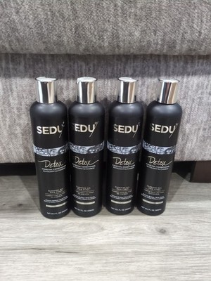 4 Pack Sedu Detox Charcoal Conditioner Clarifying 10.1 oz Removes Buildup. 