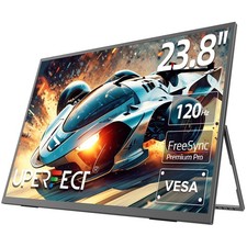 UPERFECT 120Hz Portable Monitor 23.8 Inch USB C Monitor 1920x1080 Gaming Screen