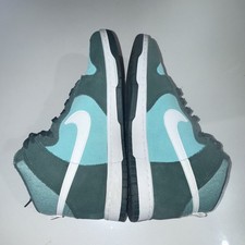 Nike Dunk High Green Light Blue White Mens Hi...