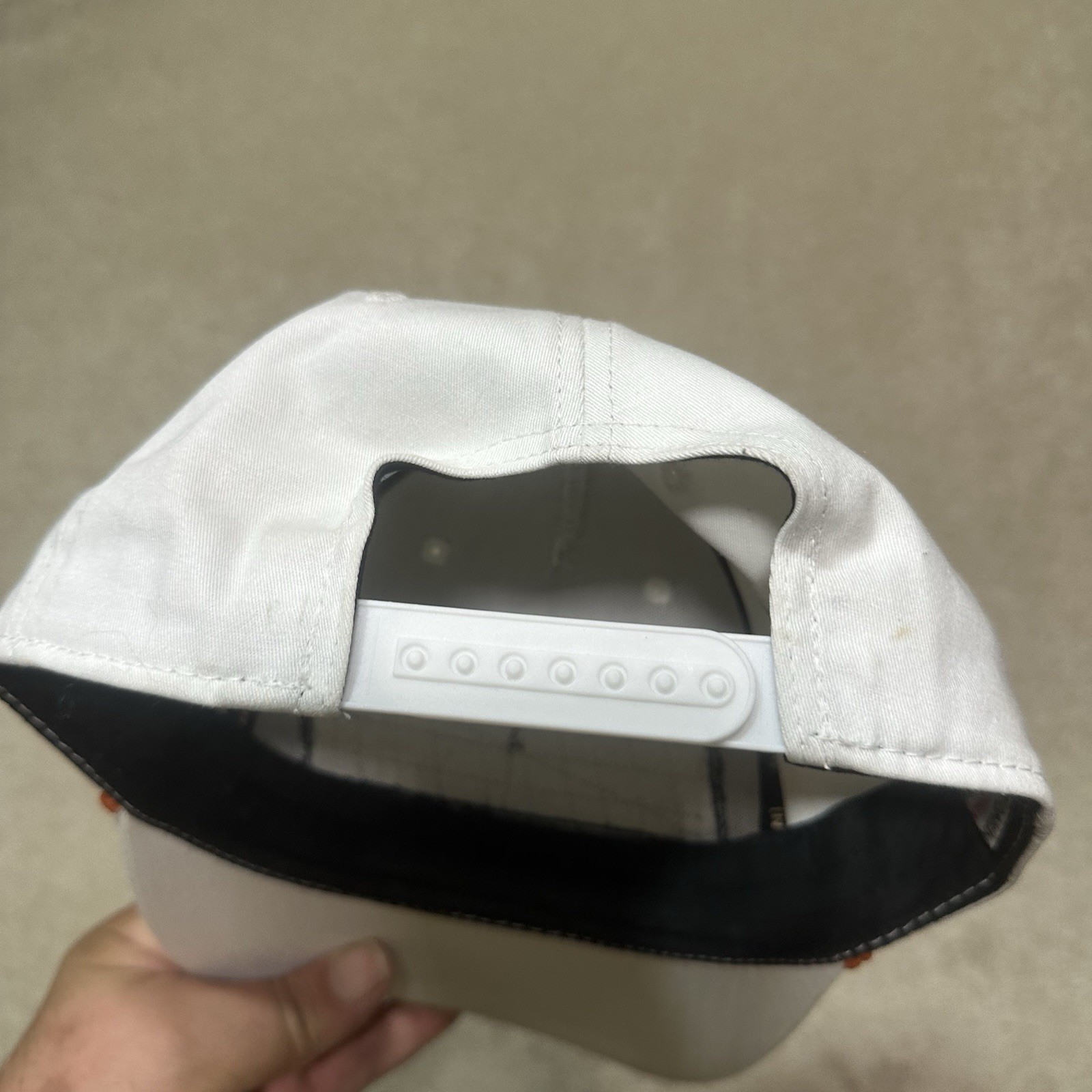 Hoonigan Snapback Big Patch Hat Cap White - image 4