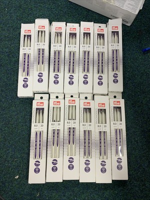 13x Prym Ergonomics 5er Pack doppelspitzige Stricknadeln 8 mm 20 cm -