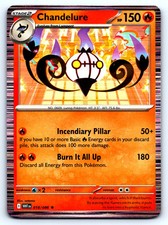 Chandelure White Flare #18 Normal NM Pokemon Card