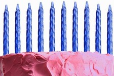 Spiral Candles Cake Topper Birthday Wedding Anniversary Party Cake DecorationX10