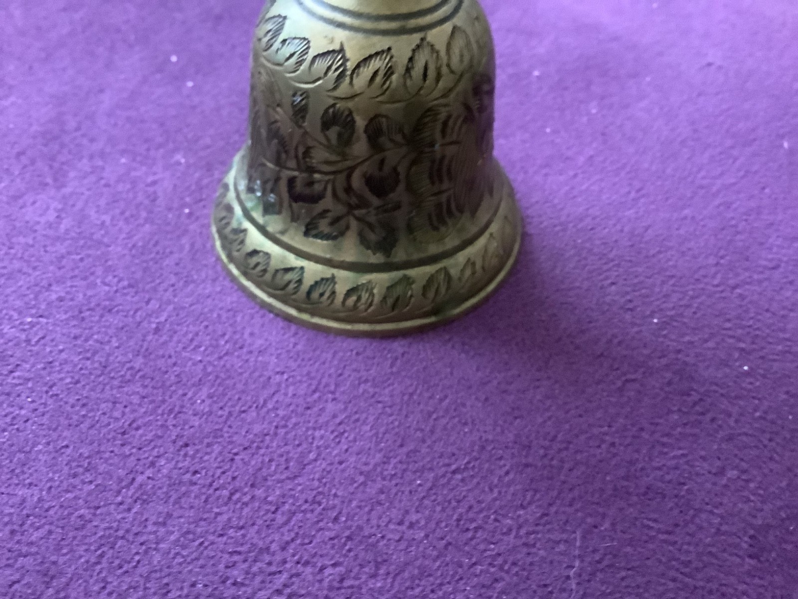 Antique Brass from Asia Bell, yes to ring also a candlestick. | eBay