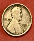 1916 P Lincoln Wheat Cent Penny Good Cond. Details "Actual Coin Pictured"#M03