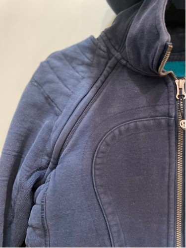 Lululemon Hover 2013 Scuba Hoodie Full Zip 6 Removable Sleeves Vest Convertible - Picture 4 of 10