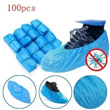 Waterproof Blue Shoe Covers – Non-Slip, Reusable & Disposable Overshoes