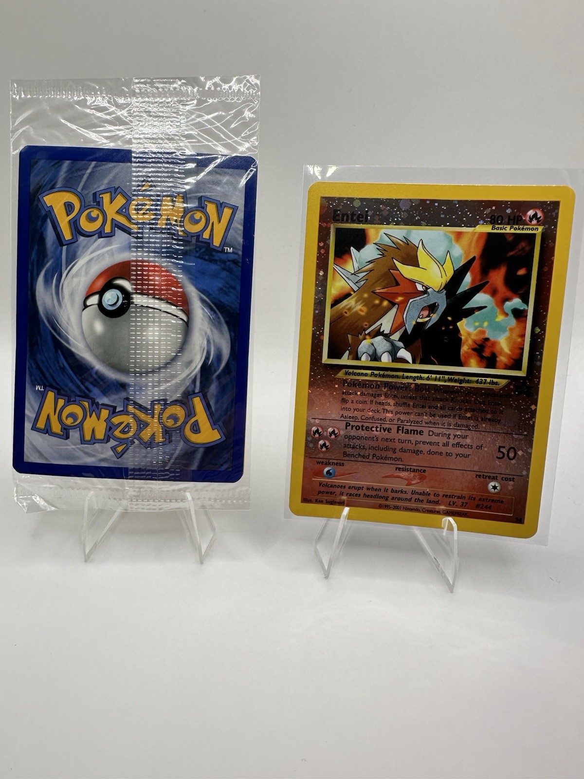 (promo-34) ENTEI Reverse Holofoil Pokemon WOTC Black Star Promo Card # 34 SEALED