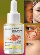 2X Turmeric Soothing Facial oil Skin Brightening Serum, 1oz [USA Warehouse 🇺🇸]