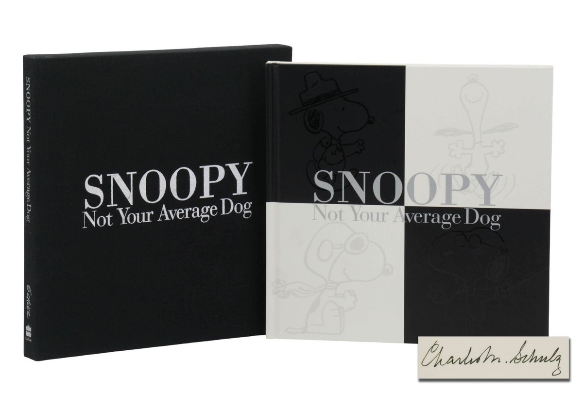 Snoopy Not Your Average Dog ~ SIGNED by CHARLES SCHULZ ~ First